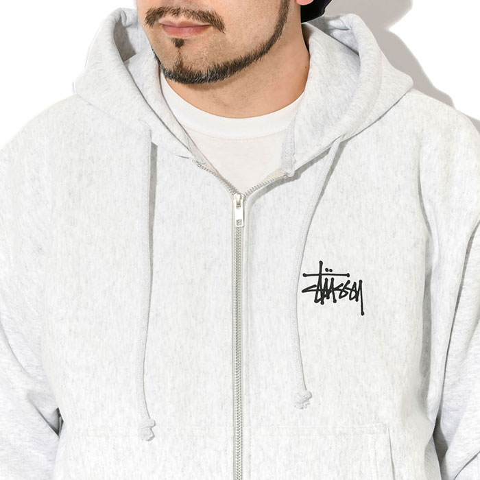 STUSSY ステューシー パーカー ジップアップ メンズ Big & Meaty