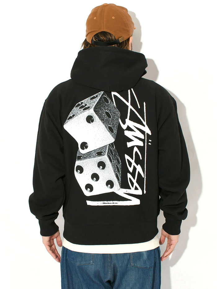 STUSSY（ステューシー） パーカー ジップアップ メンズ Tall Dice