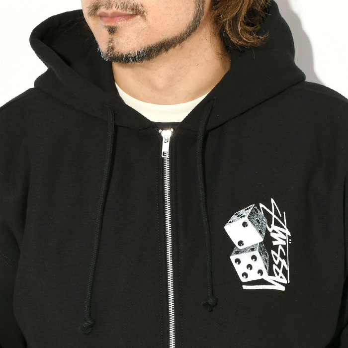 STUSSY（ステューシー） パーカー ジップアップ メンズ Tall Dice