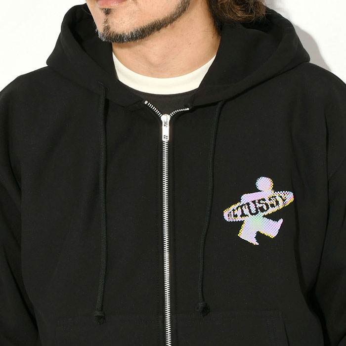 STUSSY（ステューシー） パーカー ジップアップ メンズ Dot Surf
