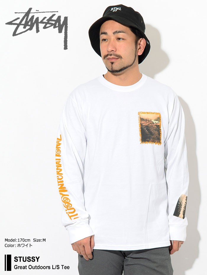 ステューシー ロンT Tシャツ 長袖 STUSSY メンズ Great Outdoors ( stussy tee T-SHIRTS カットソー  トップス 1994492 USAモデル 正規 )