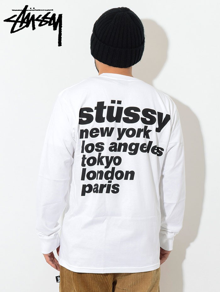 ステューシー Tシャツ 長袖 STUSSY メンズ Italic ( stussy tee T