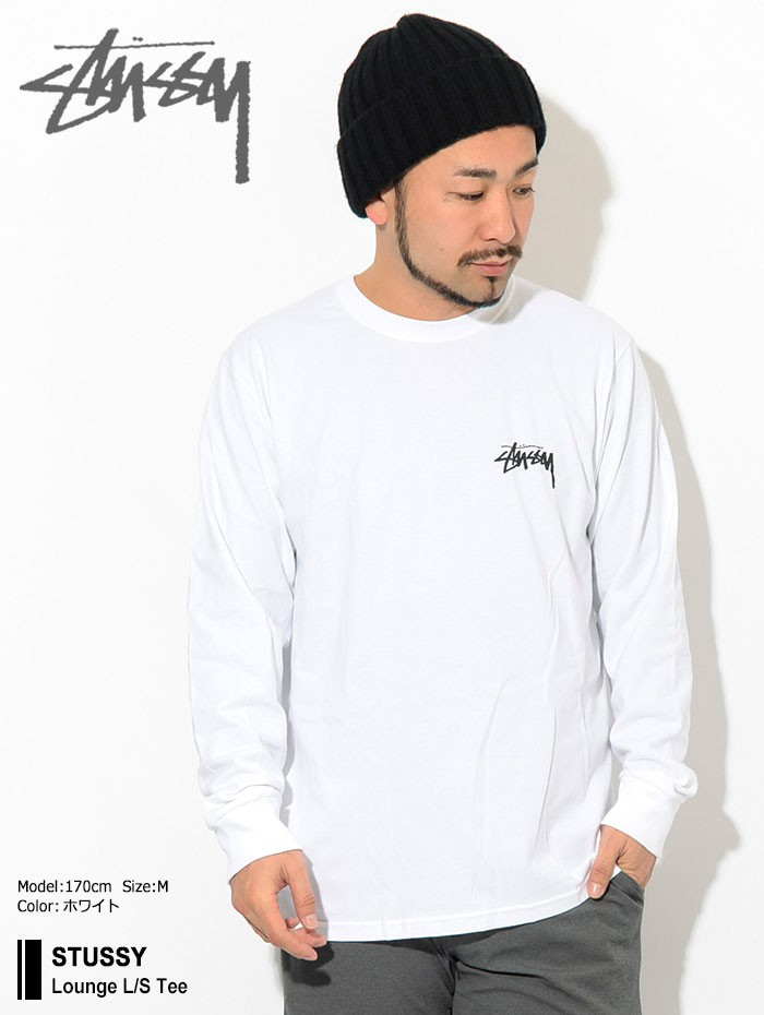 ステューシー ロンT Tシャツ 長袖 STUSSY メンズ Lounge ( stussy tee 