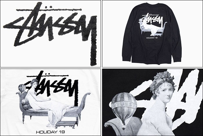 STUSSY ステューシー ロンT Tシャツ 長袖 メンズ Lounge