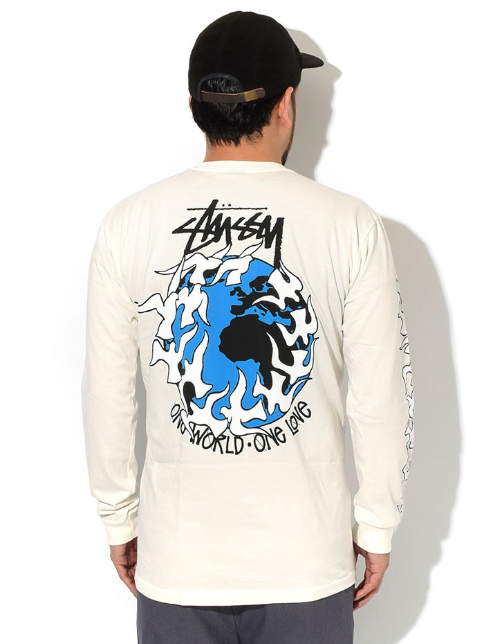 STUSSY ステューシー Tシャツ 長袖 メンズ One Love Pigment