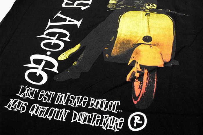 ステューシー　stuusy a go go バックプリント　ブラック ロンT L STUSSY ステューシー Tシャツ 長袖 メンズ Stussy A Go ( stussy