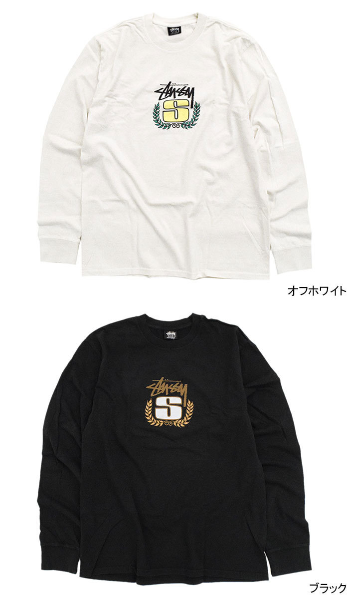 STUSSY（ステューシー） ロンT Tシャツ 長袖 メンズ S Wreath Pigment
