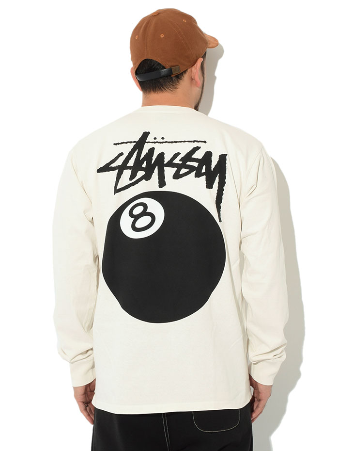 ステューシー ロンT Tシャツ 長袖 STUSSY メンズ 8 Ball Pigment Dyed (stussy tee ピグメント  T-SHIRTS カットソー 1994749 USAモデル 正規)