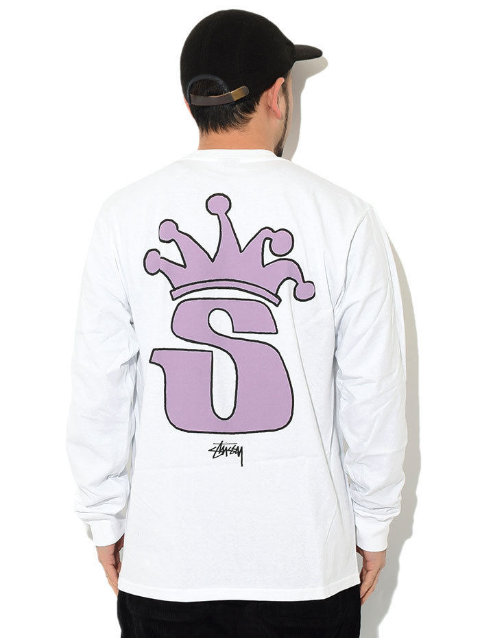 ステューシー ロンT Tシャツ 長袖 STUSSY メンズ & レディース S Crown