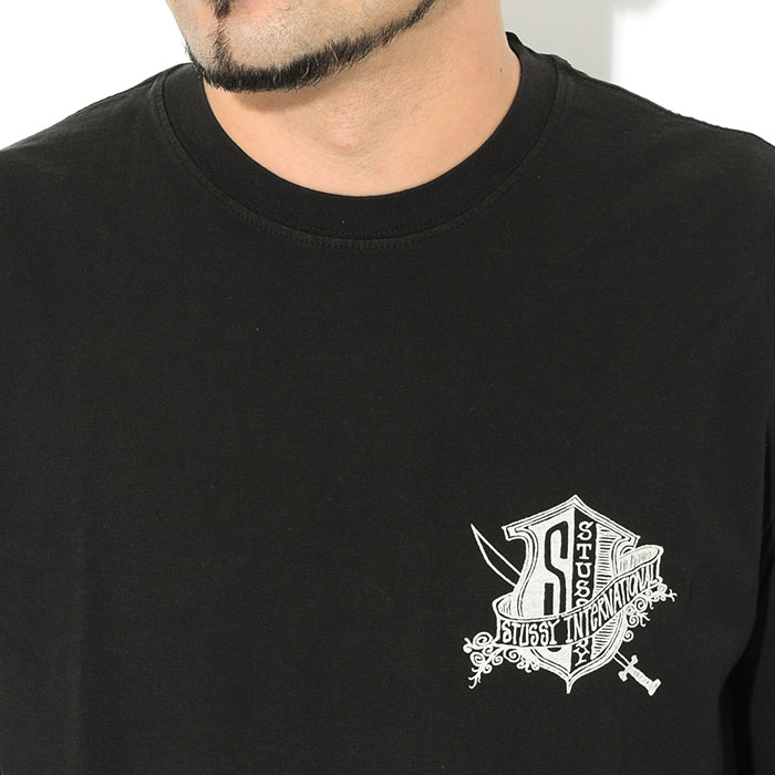 STUSSY ステューシー ロンT Tシャツ 長袖 メンズ Shield Pigment