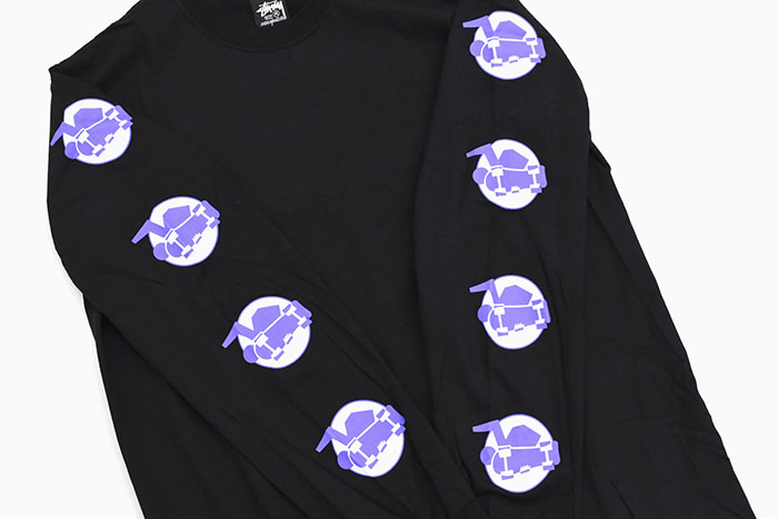 日本未発売 ステューシー Tシャツ Stussy ロンT M 日本未発売 ステューシー Tシャツ Stussy ロンT M ブラック