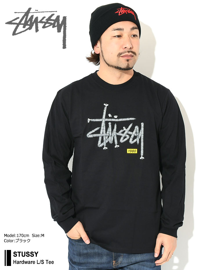STUSSY 大きいサイズメンズ ステューシー ドット柄 長袖シャツ
