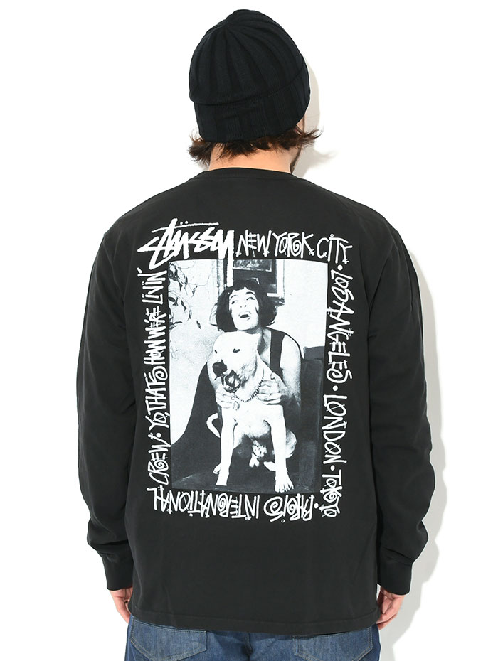 STUSSY ステューシー ロンT Tシャツ 長袖 メンズ How Were Livin