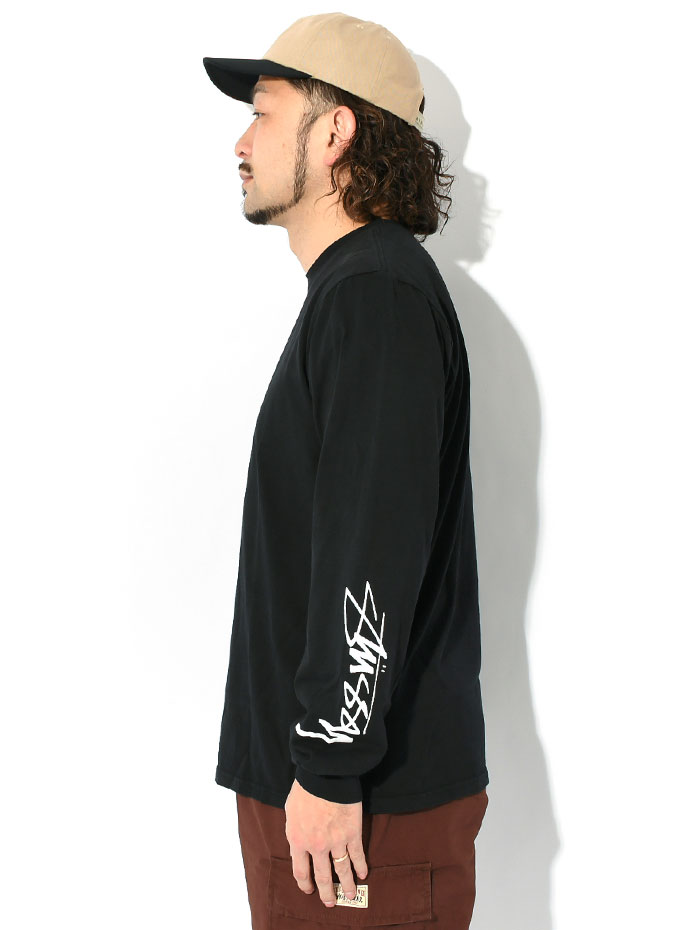 STUSSY（ステューシー） ロンT Tシャツ 長袖 メンズ Stacked Pigment