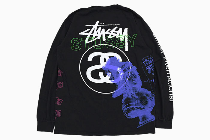 ステューシー ロンT Tシャツ 長袖 STUSSY メンズ Test Strike Pigment