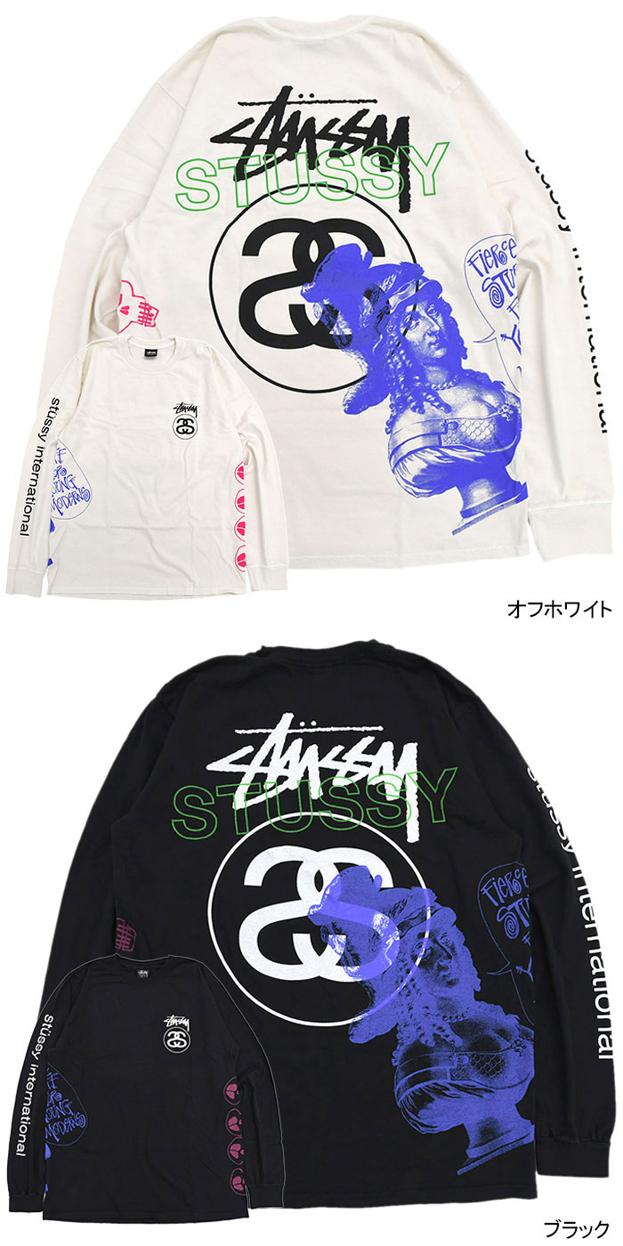 STUSSY ステューシー ロンT Tシャツ 長袖 メンズ Test Strike STUSSY ステューシー ロンT Tシャツ 長袖 メンズ Test Strike