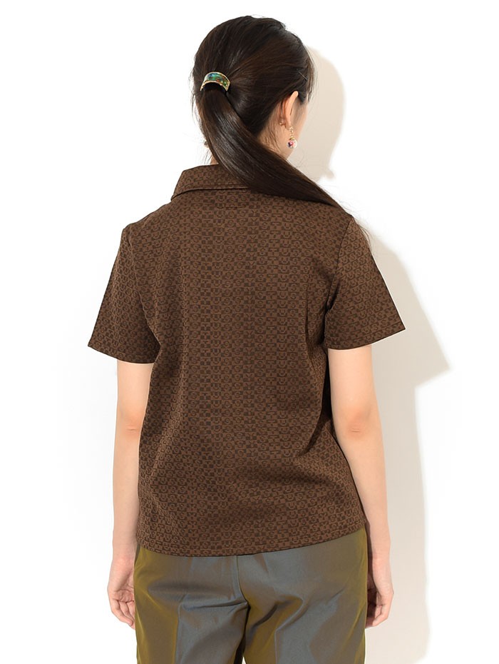 ステューシー シャツ 半袖 STUSSY レディース WOMEN Tonal Jacquard