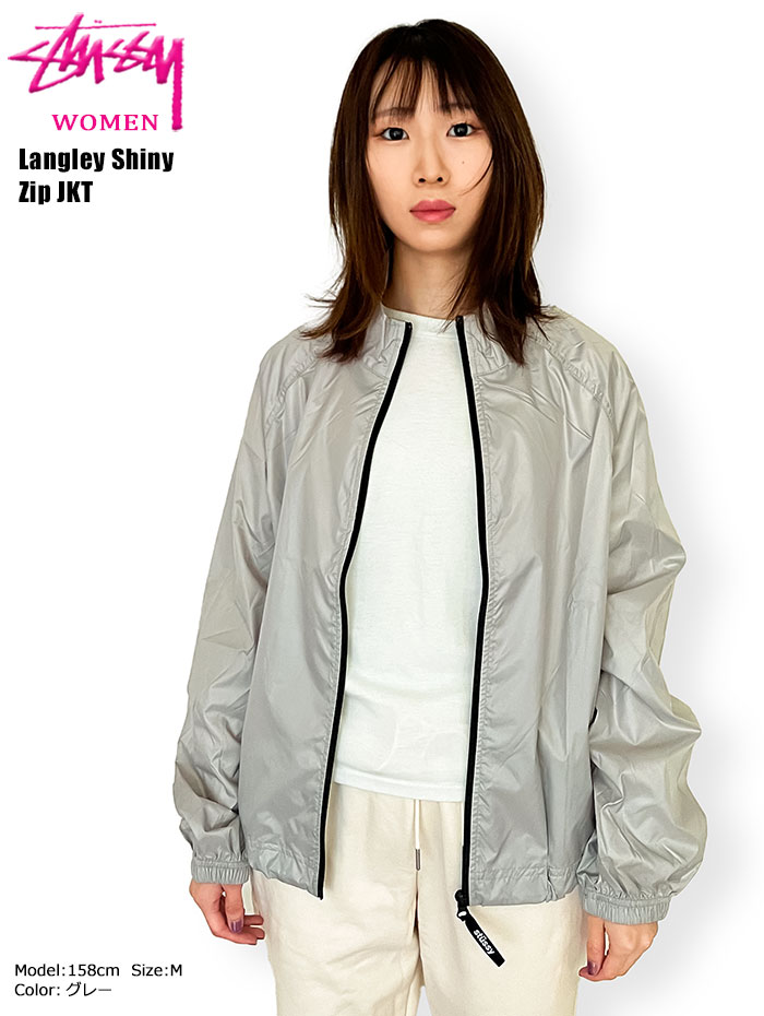 ステューシー ジャケット STUSSY レディース WOMEN Langley Shiny Zip 
