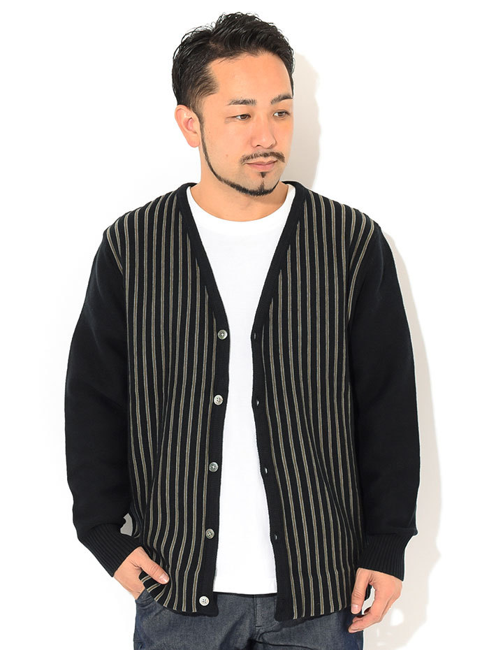 ステューシー カーディガン STUSSY Stripe ( stussy cardigan