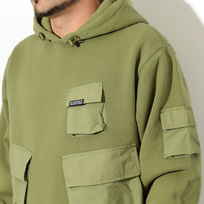 cargo fleece hoodie