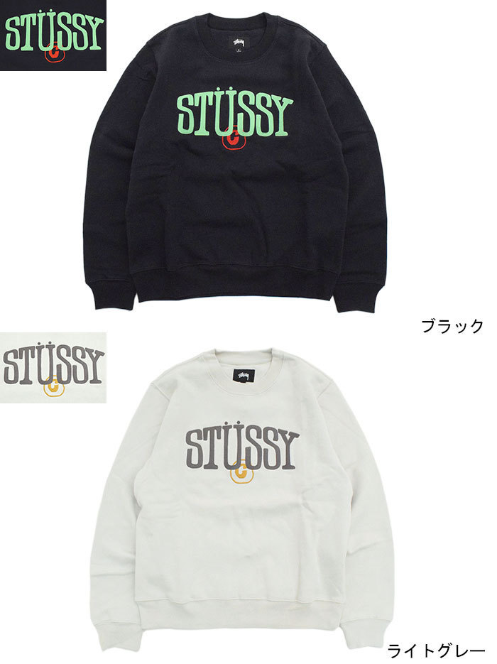 ステューシー トレーナー STUSSY レディース WOMEN C Fleece ( stussy crew sweat スウェット トップス 女性用  218106 USAモデル 正規 )