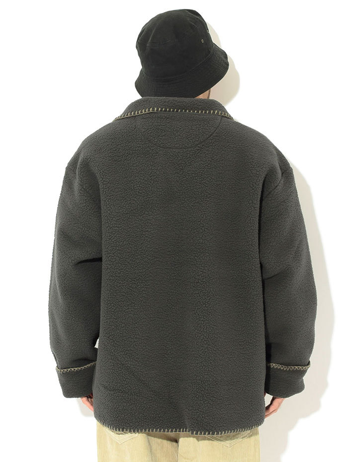 STUSSYステューシーのジャケット Woodsy Blanket Stitch Fleece03