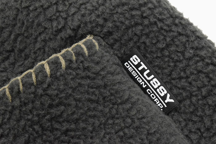 STUSSYステューシーのジャケット Woodsy Blanket Stitch Fleece08