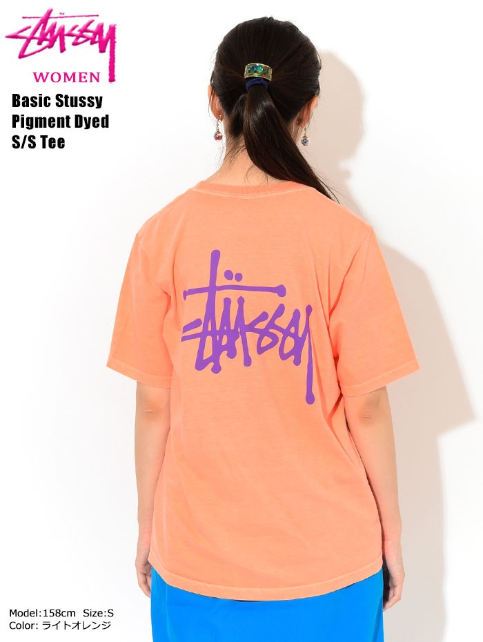 ステューシー Tシャツ 半袖 STUSSY レディース WOMEN Basic Stussy