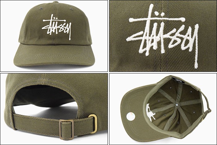 STUSSY ステューシー BIG LEAGUE ロー プロ キャップ　新品 STUSSY - STUSSY ステューシー BIG LEAGUE ロー プロ キャップ