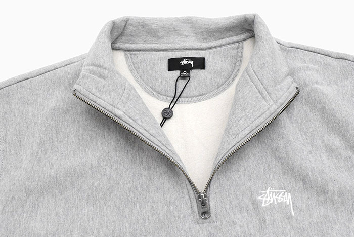 ステューシー トレーナー STUSSY メンズ Stock Logo Mock Neck ( stussy sweat スウェット トップス 男性用  118470 USAモデル 正規 )