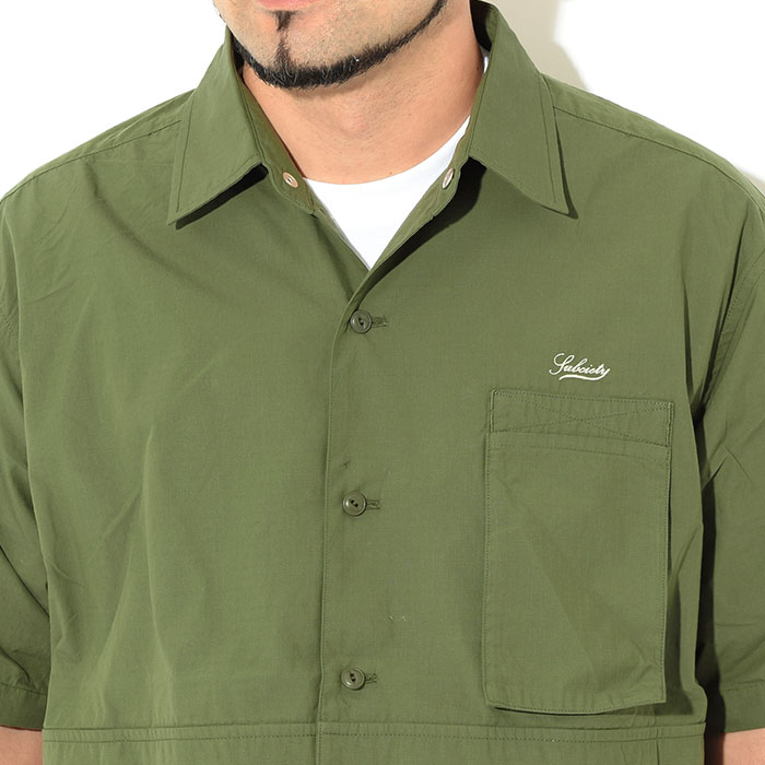セール】CTN BACKSATIN MILITARY SHIRTS JKT:コットン バック