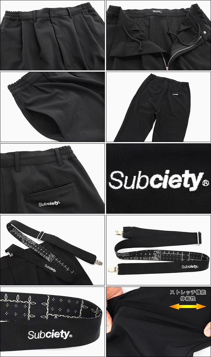 Subcietyサブサエティのパンツ Wide Slacks Pant05