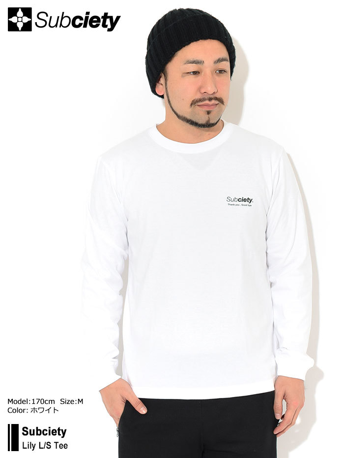 Subciety（サブサエティ） Tシャツ 長袖 メンズ リリー ( subciety
