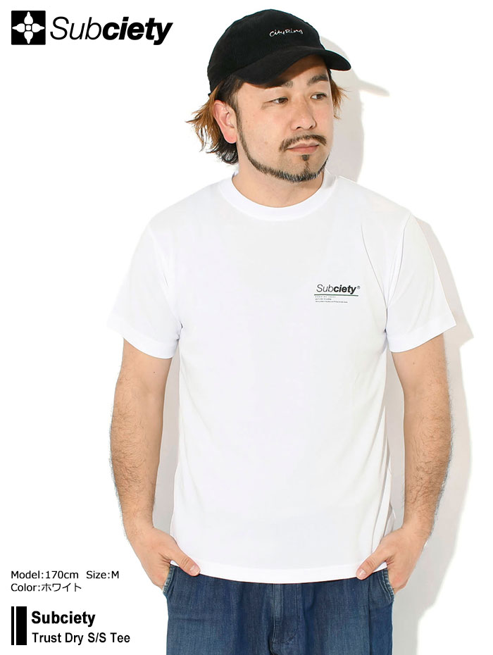 Subciety（サブサエティ） Tシャツ 半袖 メンズ トラスト ドライ