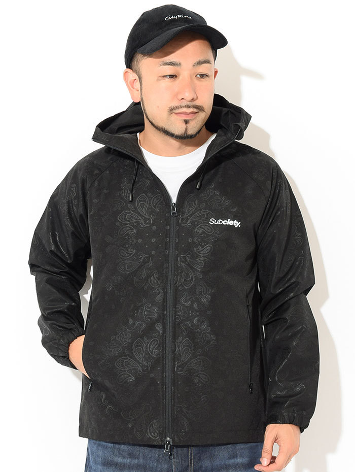 Subciety サブサエティ ジャケット メンズ ペイズリー シェル