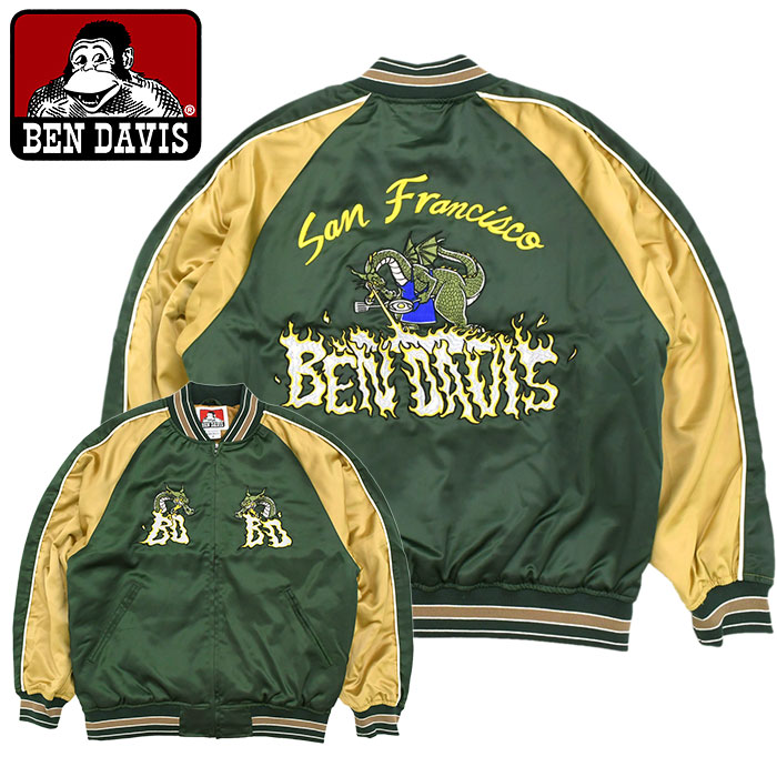 ベンデイビス ジャケット BEN DAVIS メンズ ドラゴン スーベニア ( T-23780002 Dragon Souvenir JKT  スカジャン JACKET アウター )