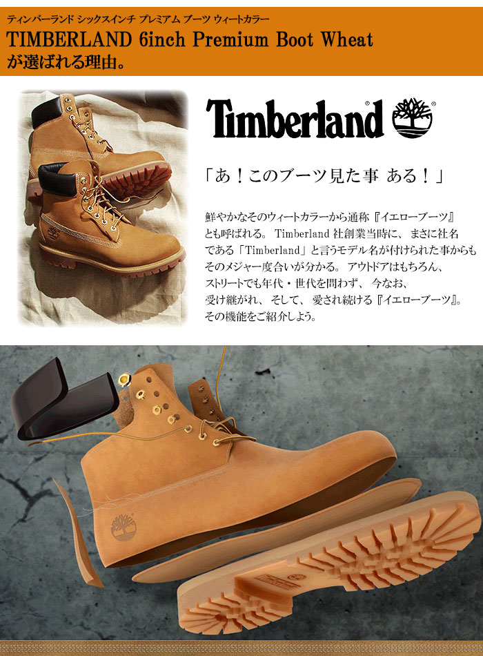 日本正規品 ティンバーランド ブーツ Timberland 6インチ プレミアム 