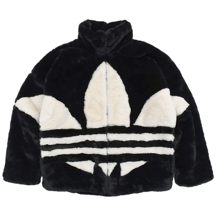 アディダス ジャケット adidas メンズ トレフォイル ファー オリジナルス ( Trefoil Fur JKT Originals  フェイクファー HC0323 HC0324 )