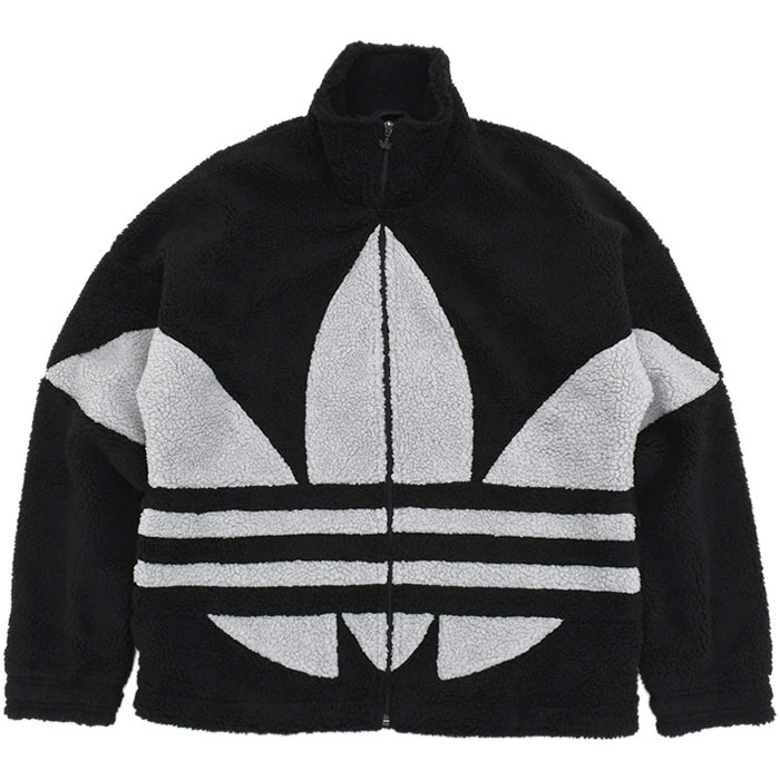 アディダス ジャケット adidas メンズ トレフォイル シェルパ オリジナルス ( Trefoil Sherpa JKT Originals FLEECE JACKET HC0325 HR3181 )｜icefield｜02