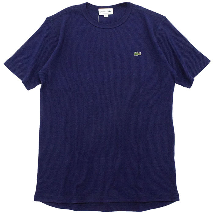 ラコステ Tシャツ 半袖 LACOSTE メンズ TH072EL ( lacoste TH072EL S/S Tee サーマル ワッフル  T-SHIRTS カットソー トップス )