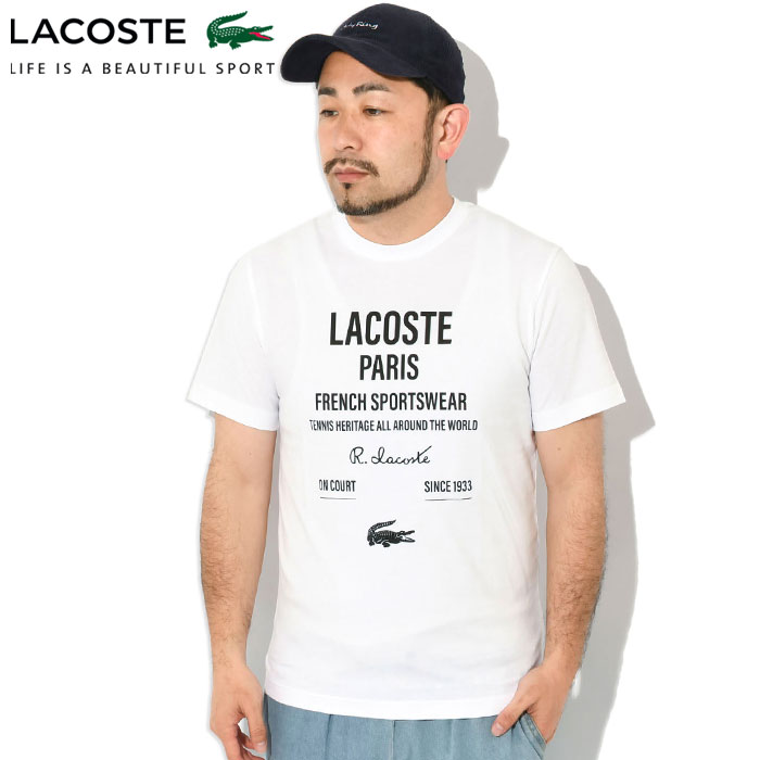LACOSTE（ラコステ） Tシャツ 半袖 メンズ TH2692 ( TH2692 S/S Tee T