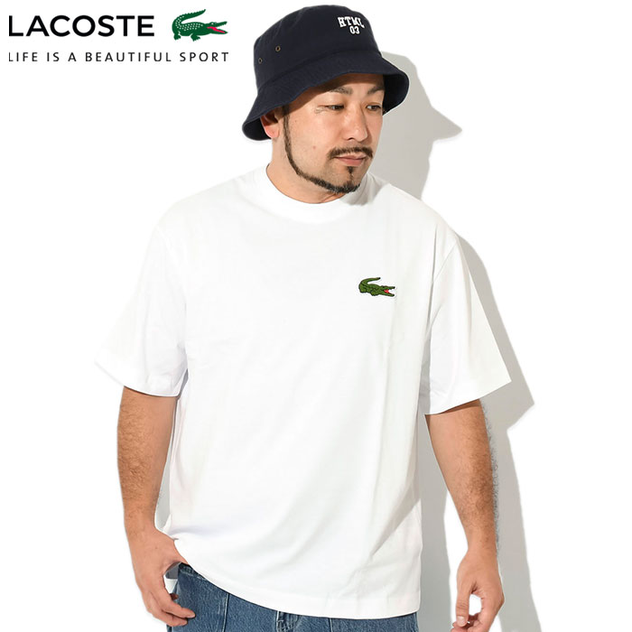 ラコステ Tシャツ 半袖 LACOSTE メンズ TH2745 ( TH2745 S/S Tee ビッグシルエット オーバーサイズ カットソー トップス TH2745-10 )[M便 1/1]