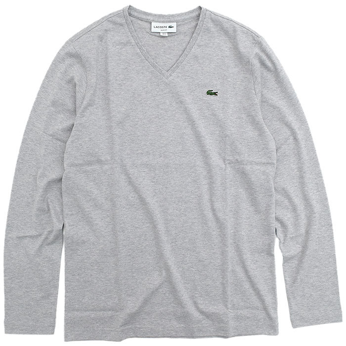 LACOSTE ラコステ カットソー 長袖 メンズ TH340EM Vネック