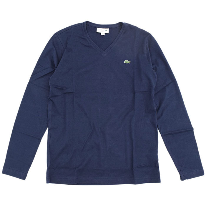 LACOSTE ラコステ カットソー 長袖 メンズ TH340EM Vネック