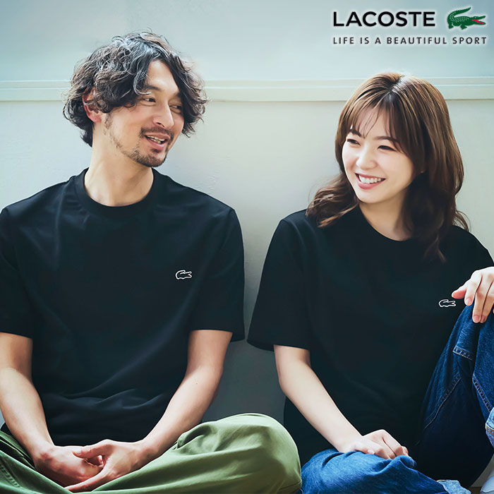 ラコステ Tシャツ 半袖 LACOSTE メンズ TH5582 クルーネック ( TH5582 Cr...