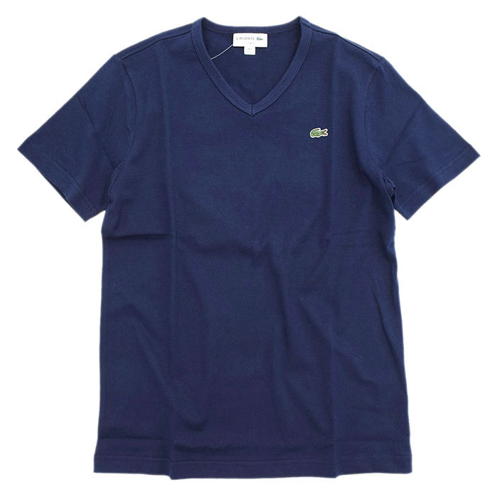 定番人気★Lacoste ラコステ★半袖VネックTシャツ メンズ 男性 LACOSTE (ラコステ) Tee Shirts / ベーシックVネックTシャツ