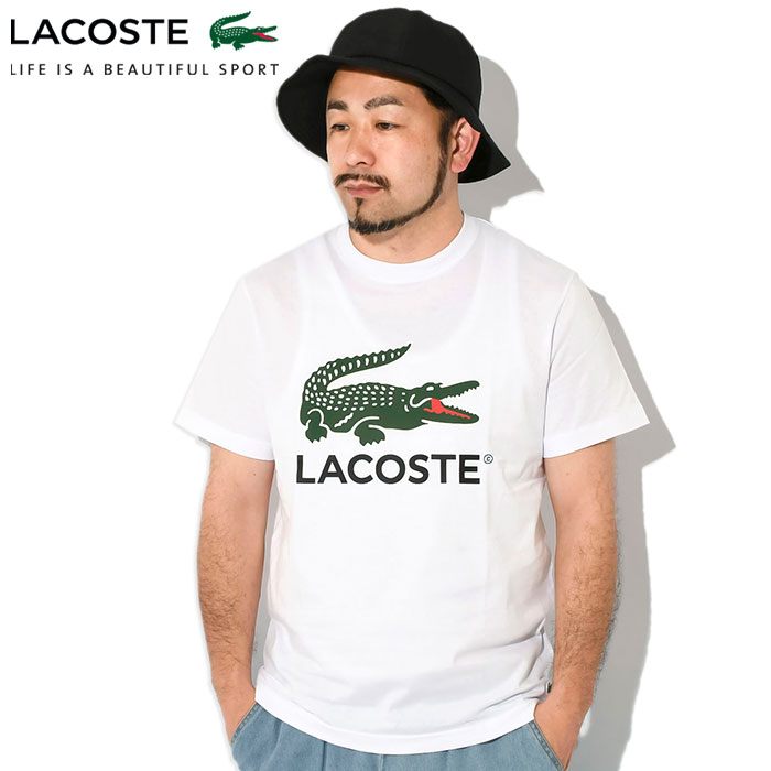 ラコステ Tシャツ 半袖 LACOSTE メンズ TH6396 ( TH6396 S/S Tee ワ...