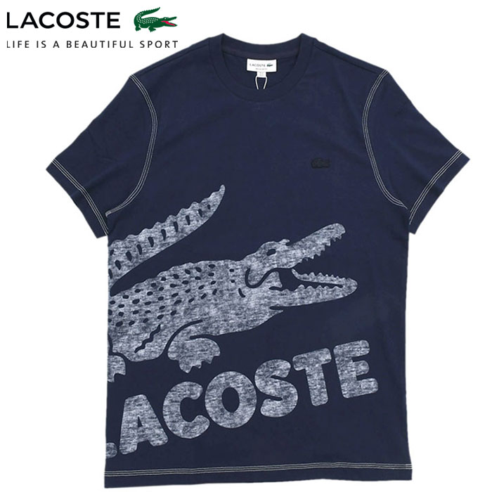 ラコステ Tシャツ 半袖 LACOSTE メンズ TH8249 ( lacoste TH8249 S/S Tee ティーシャツ T-SHIRTS カットソー トップス TH8249-99 )[M便 1/1]｜icefield｜03