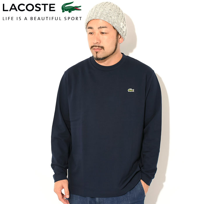 ラコステ カットソー 長袖 LACOSTE メンズ TH9383 ( TH9383 L/S Crew T-SHIRTS 長袖Tシャツ トップス 男性用 TH9383-99 )