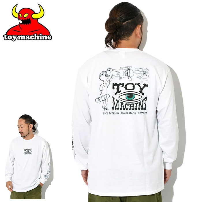 トイマシーン ロンT Tシャツ 長袖 TOY MACHINE メンズ ニュー キャラクター ( New Characters L/S Tee  T-SHIRTS カットソー トップス TMFDLT6 )